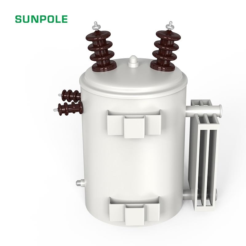 Column Single Phase Pole Mounted Transformers