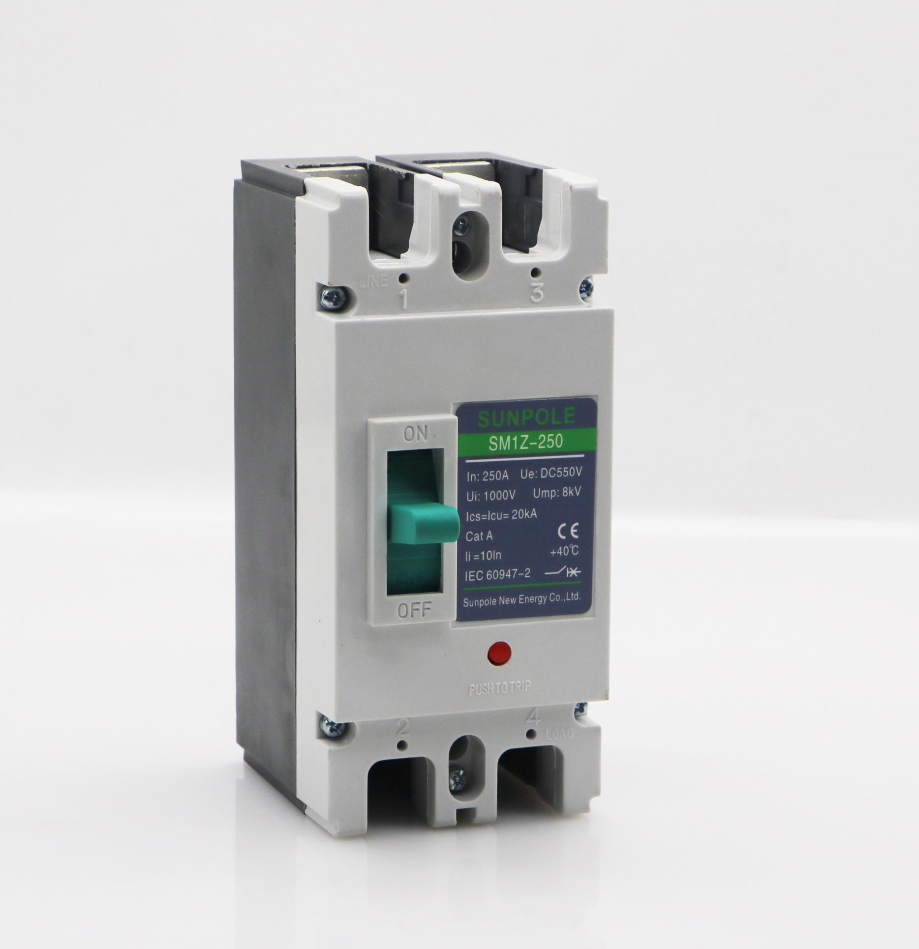 MCCB 2P 550V DC Circuit Breaker