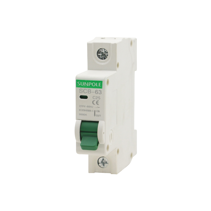 MCB 1P 6-63A 220V AC Circuit Breaker