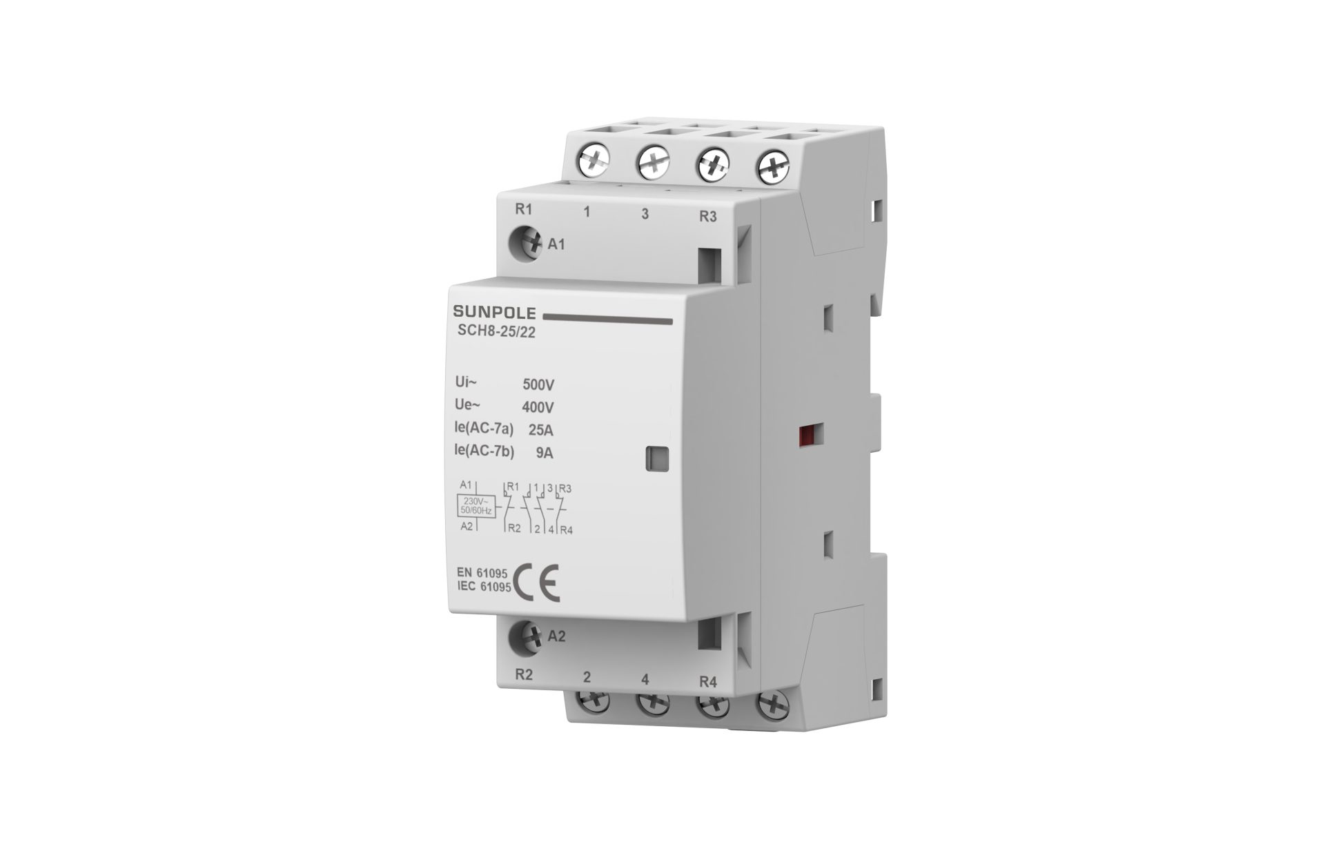 SUNPOLE Modular Contactor 4P 25A