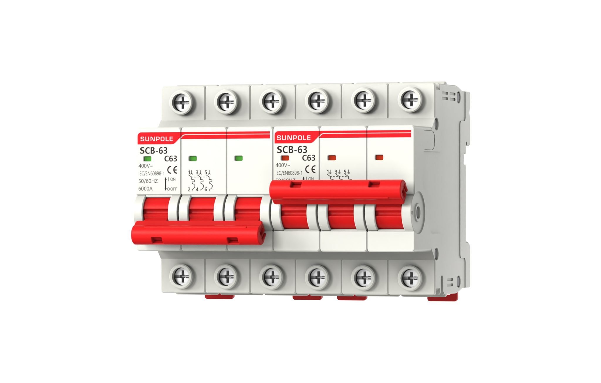 3P+3P Inter Lock Circuit Breaker Short Circuit Protection