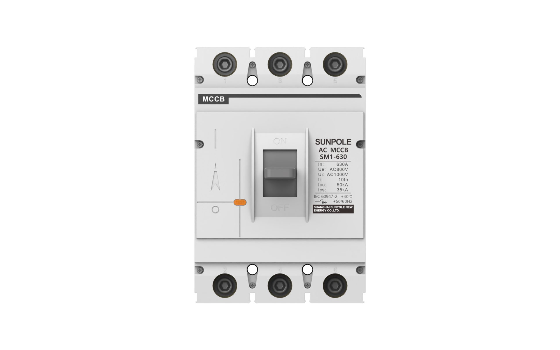 AC Circuit Breaker MCCB 3P 630A 7