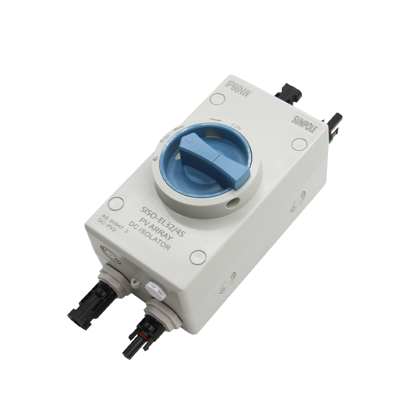 DC 4P Waterproof Isolator Switch Upper and Lower Wiring 1 Circuit