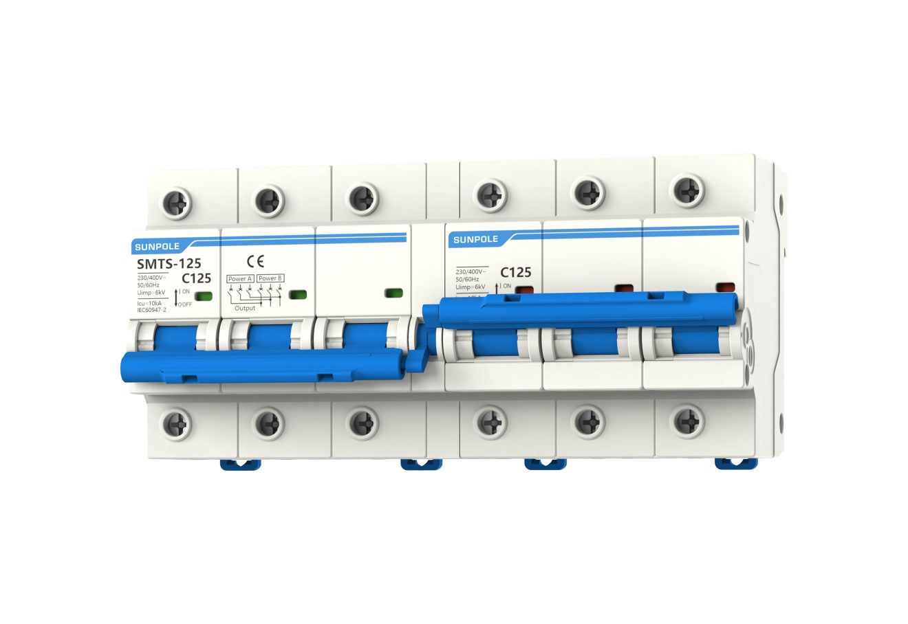 3P+3P 125A Inter Lock Circuit Breaker Short Circuit Protection