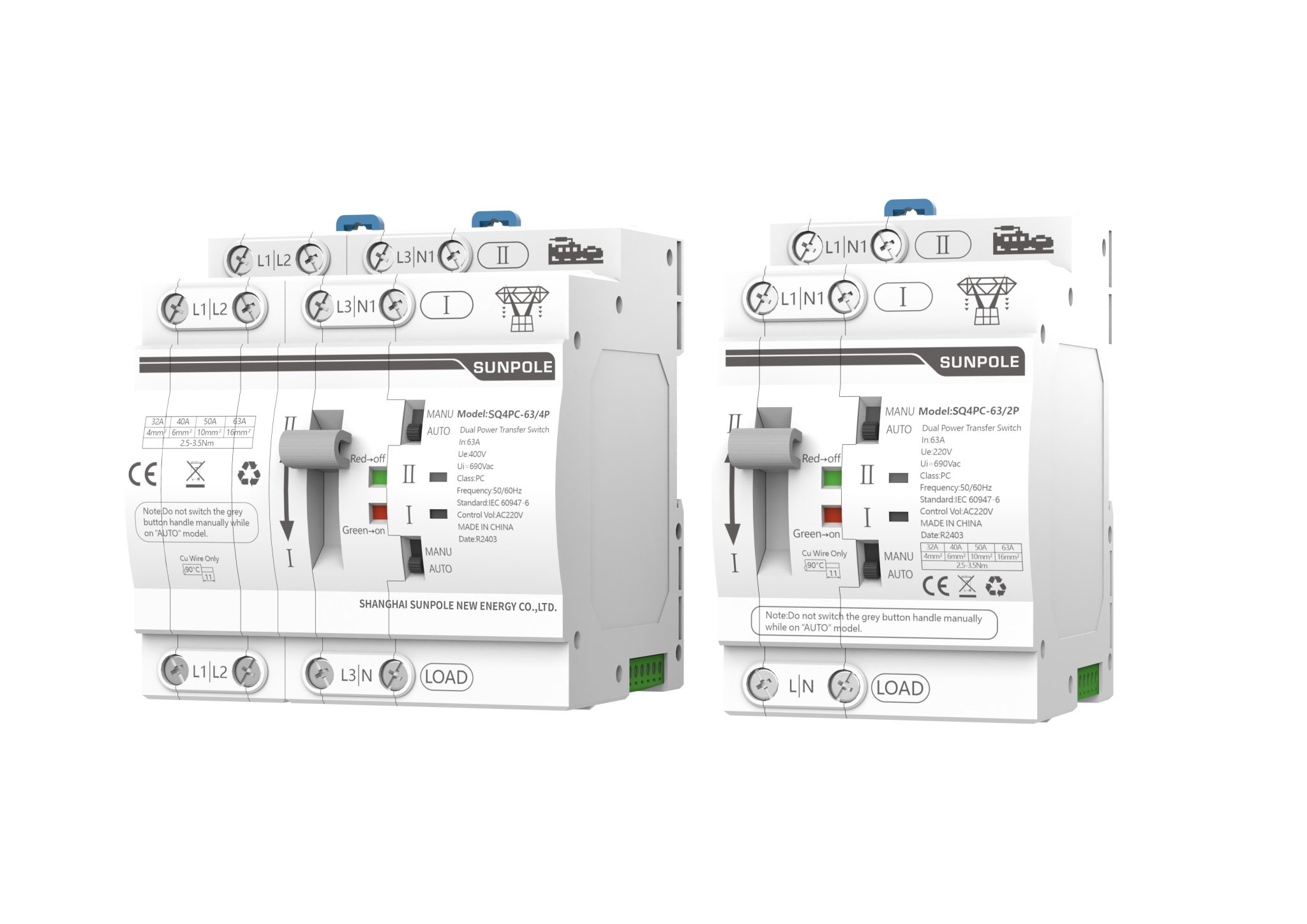 2P 30ms Dual Pow2P 30ms Dual Power Automatic Transfer Switch ATS Aller Automatic Transfer Switch ATS 4